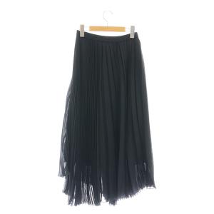 Theory WOOL POLY PLEAT IRREGULAR PLEAT SK スカート ロング プリーツ フレア