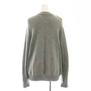 Theory LANA CASH BLANKET ST E CRW ニット セーター 長袖 クルーネック ウール カシミヤ混 S グレー