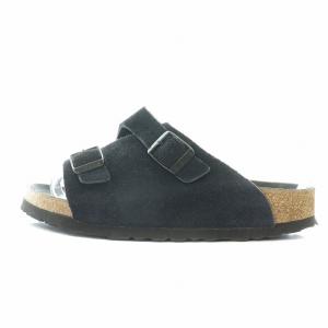 BIRKENSTOCK Zurich チューリッヒ サンダル フラット ベルト スエード 22.5cm 紺 ネイビー