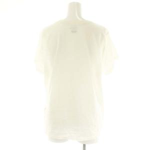 POLO RALPH LAUREN ポロベアダメージ加工クルーネックTシャツ カットソー 半袖 プルオーバー コットン L オフホワイト