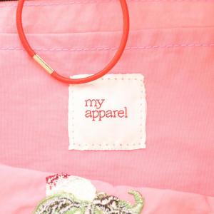 KEITA MARUYAMA × BALL&CHAIN ボールアンドチェーン × my apparel エコバッグ ハンドバッグ パンダ 刺繍 ピンク