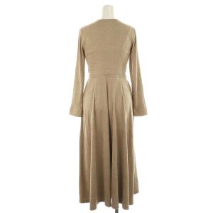COCO DEAL 23SS 2点セット コールテンコンパクトカーデ×キャミワンピース ロング マキシ カーディガン 2 ベージュ