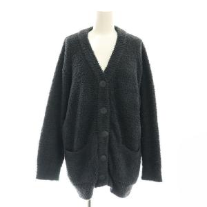 gelato pique 22AW カーディガン パンツ セットアップ 長袖 Vネック イージー ジョガー ルームウェア F 紺 ネイビー