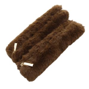 グッドグリーフ GOOD GRIEF 24SS FAUX FUR COVERS バッグハンドルカバー 2点セット 茶色 ブラウン