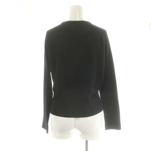 JOHN SMEDLEY カーディガン ニット 前開き ウール S 黒 ブラック /MF OS