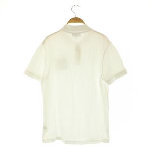 LACOSTE ワンポイント 刺繍 ポロシャツ 半袖 ワッペン 鹿の子 FR4 白 ホワイト