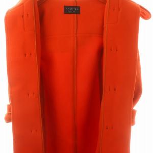 MACPHEE ダッフルコート アウター フード付き トグルボタン ウール 36 S 赤 レッド /YQ OS