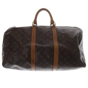 LOUIS VUITTON キーポル50 モノグラム ボストンバッグ ブラウン M41426
