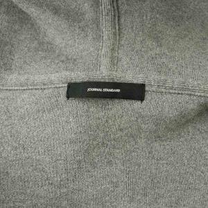 JOURNAL STANDARD 24AW C/CAフーディーニットベスト プルオーバー ハーフジップ グレー /MY OS