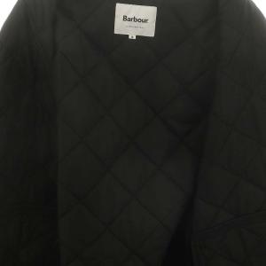 Barbour キルティング ノースリーブ コート アウター ブルゾン 8 M 黒 ブラック
