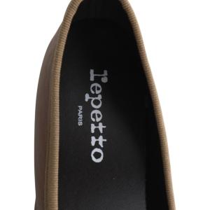 Repetto バレエシューズ パンプス リボン レザー 39.5 25cm 茶 ブラウン VX1790VE /AK6