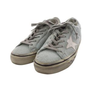 GOLDEN GOOSE SUPER STAR スニーカー USED加工 38 水色