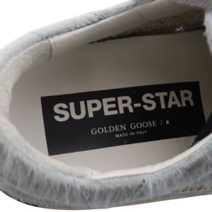 GOLDEN GOOSE SUPER STAR スニーカー USED加工 38 水色