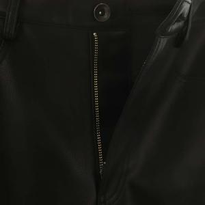 Diagram GRACE CONTINENTAL 24AW フェイクレザーパンツ ボトムス ジップフライ 36 S 黒 ブラック