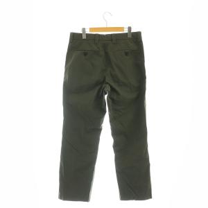 MARGARET HOWELL コットンパンツ ストレート L カーキ 579-7140051