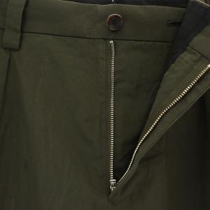 MARGARET HOWELL コットンパンツ ストレート L カーキ 579-7140051