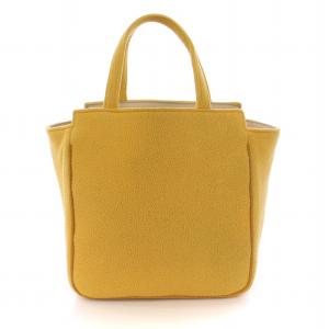 LUDLOW Oui メッセージロゴ ハンドバッグ 鞄 黄 イエロー /DK SH OF