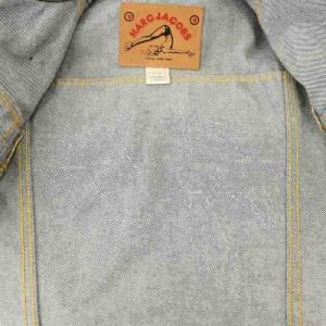 MARC JACOBS デニムジャケット マルチパーツ装飾 ピンバッジ スパンコール刺繍 ビジュー ワッペン XS TP インディゴブルー