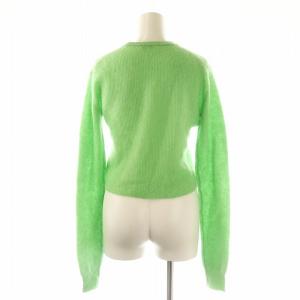 AURALEE 24AW BABY SURI ALPACA SHEER KNIT P/Oニット セーター 長袖 クロップド丈
