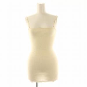 24SS ORGANIC SOFT RIB CAMISOLE リブキャミソール 0 S アイボリー A24SC05OT