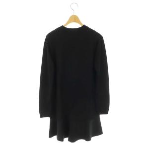 VALENTINO レース リボン ニットワンピース L ブラック