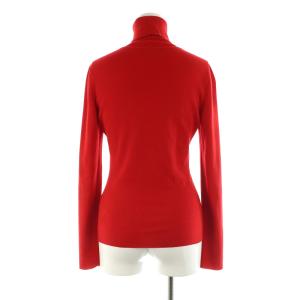 FOXEY グレースウールセーター タートルネック 40 レッド