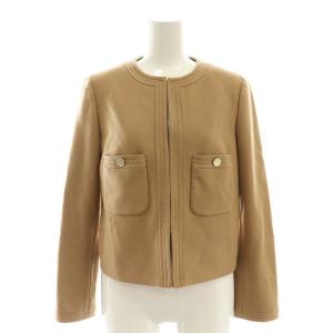 ANAYI セットアップ 上下 2点セット ツイルジャージノーカラー ジャケット ツイルジャージタイトスカート ロング ミモレ丈 ウール