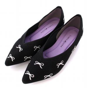 DIANA 濃紺 リボン 低ヒール　フラット　フォーマル　普段使い DIANA 濃紺 リボン 低ヒール フラット フォーマル 普段使い