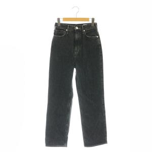 THE COUSIN CHARBON ストレートデニムパンツ ダメージ加工 IENA別注 22 グレー