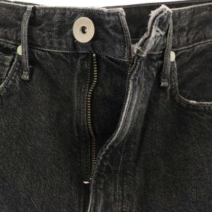 upper hights THE COUSIN CHARBON ストレートデニムパンツ ダメージ加工 IENA別注 22 グレー