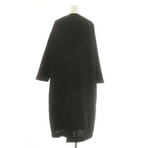 evam eva evameva エバムエバ リネンアルパカコート linen alpaca coar アウター ノーカラー フロントホック 2 M