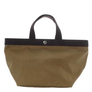 707C コーデュラ舟型トートM ハンドバッグ シャモア×モカ