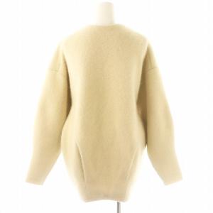 LagunaMoon 23SS ラクーン配色コクーンカーディガン ニット 長袖 F ライトベージュ /DO OS