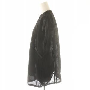 Spick&Span 24SS 60ローンフレンチレースブラウス 刺繍 シアー F 黒 ブラック