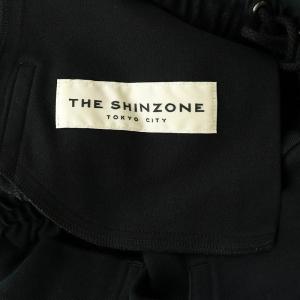 Shinzone トラック ボーイパンツ イージー ワイド センターシーム S 黒 ブラック 21SMCU08