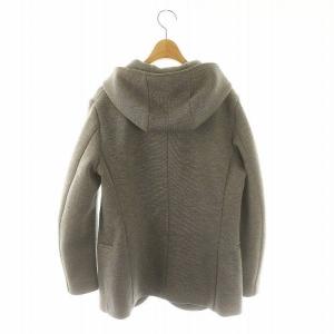 EMPORIO ARMANI フード ジャケット ブルゾン フロントボタン 46 L グレー