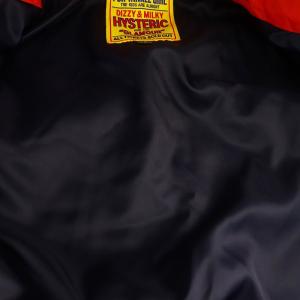 HYSTERIC GLAMOUR 22AW レインボースウォッシュ RAINBOW SWASHアップリケ スキージャケット ブルゾン フルジップ