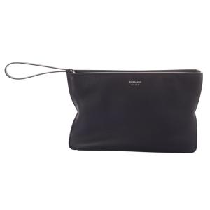 24SS レザークラッチバッグ ネイビー 241445