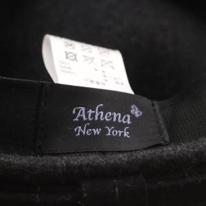 Athena New York SANDRA 帽子 キャスケット ハット グレー /YO23