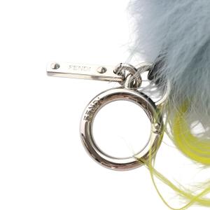FENDI バッグチャーム キーホルダー バグズ モンスター 水色 ブルー 黄色 イエロー 7AR467