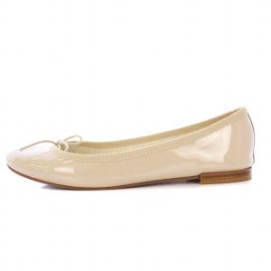 Repetto LILI バレエシューズ パンプス フラット エナメル 37.5 ベージュ