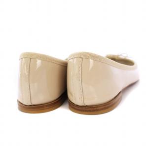 Repetto LILI バレエシューズ パンプス フラット エナメル 37.5 ベージュ