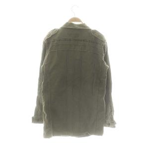HYSTERIC GLAMOUR ミリタリージャケット モッズ ブルゾン フルジップ コットン F カーキ 緑 グリーン