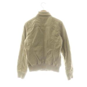 HYSTERIC GLAMOUR ロゴ刺繍 ジップアップ ブルゾン アウター コットン F ベージュ