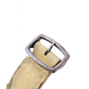 AKM レザー メッシュベルト ベージュ