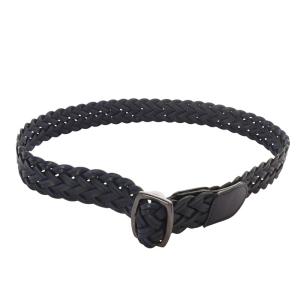 AKM one claw ベルト メッシュ レザー バイカラー 紺 ネイビー 黒 ブラック