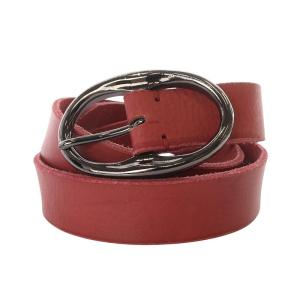A&E BELT レザー ベルト 赤 レッド