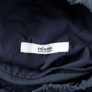 JOURNAL STANDARD relume 23AW コットンツイルイージーカーブパンツ テーパード タック F グレー 23030462116040