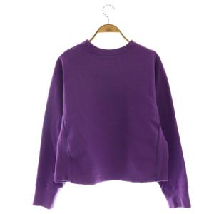 R.H.vintage カットオフ クルーネック スウェット カットソー 長袖 コットン XS 紫 パープル /NR OS