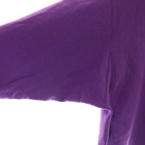 R.H.vintage カットオフ クルーネック スウェット カットソー 長袖 コットン XS 紫 パープル /NR OS